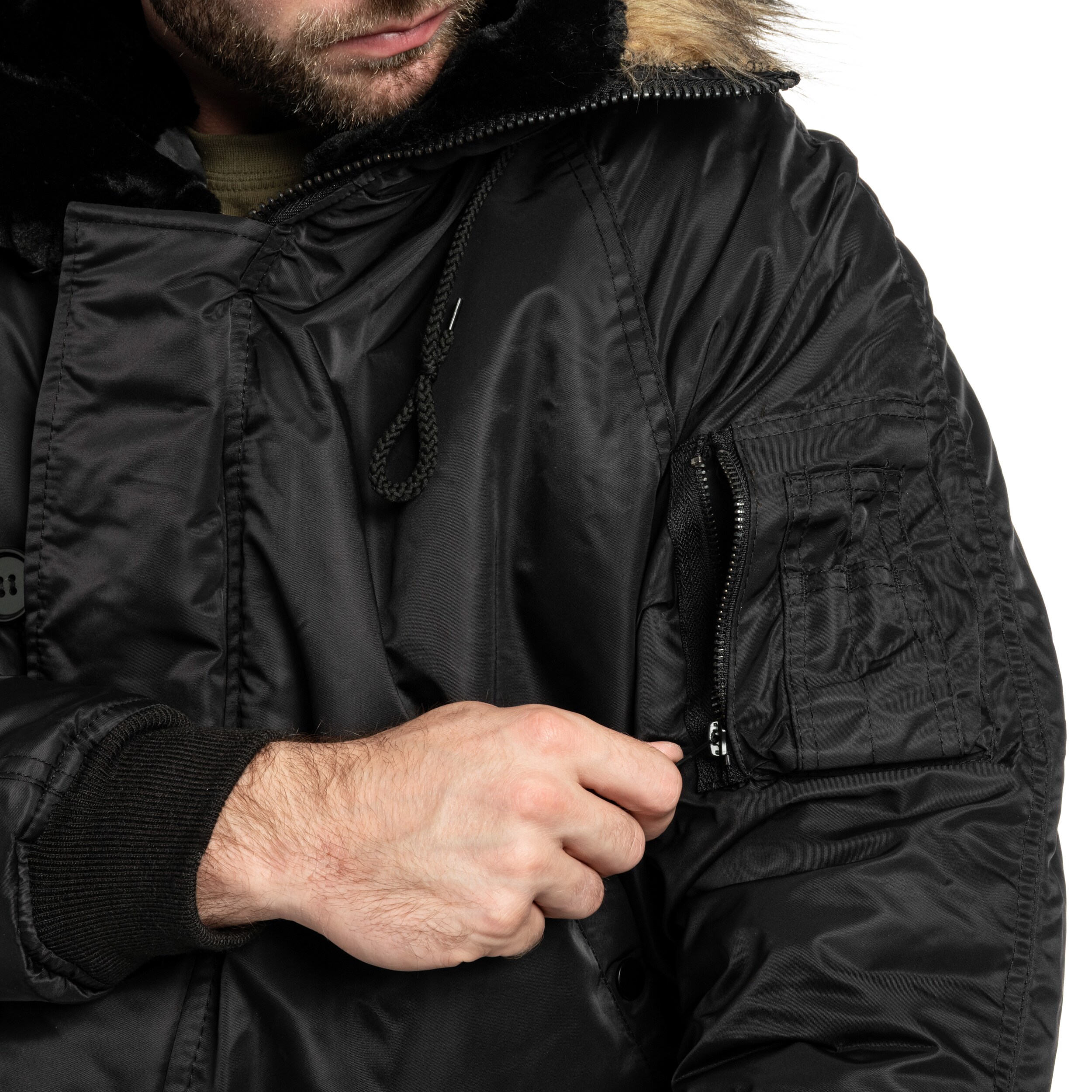 MIL-TEC US N2B piloodijope must - Pilt 5