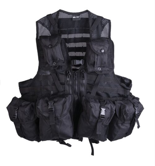 MIL-TEC taktikavest 8 taskuga must