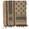 MIL-TEC tolmusall Shemagh Skull coyote/must