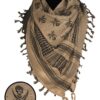 MIL-TEC tolmusall Shemagh Skull coyote/must
