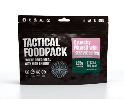 TACTICAL FOODPACK - Krõbe müsli maasikatega 125g