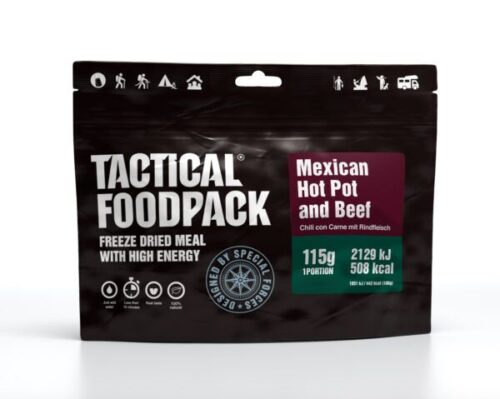 TACTICAL FOODPACK - Vürtsikas mehhikopada veiselihaga 115g