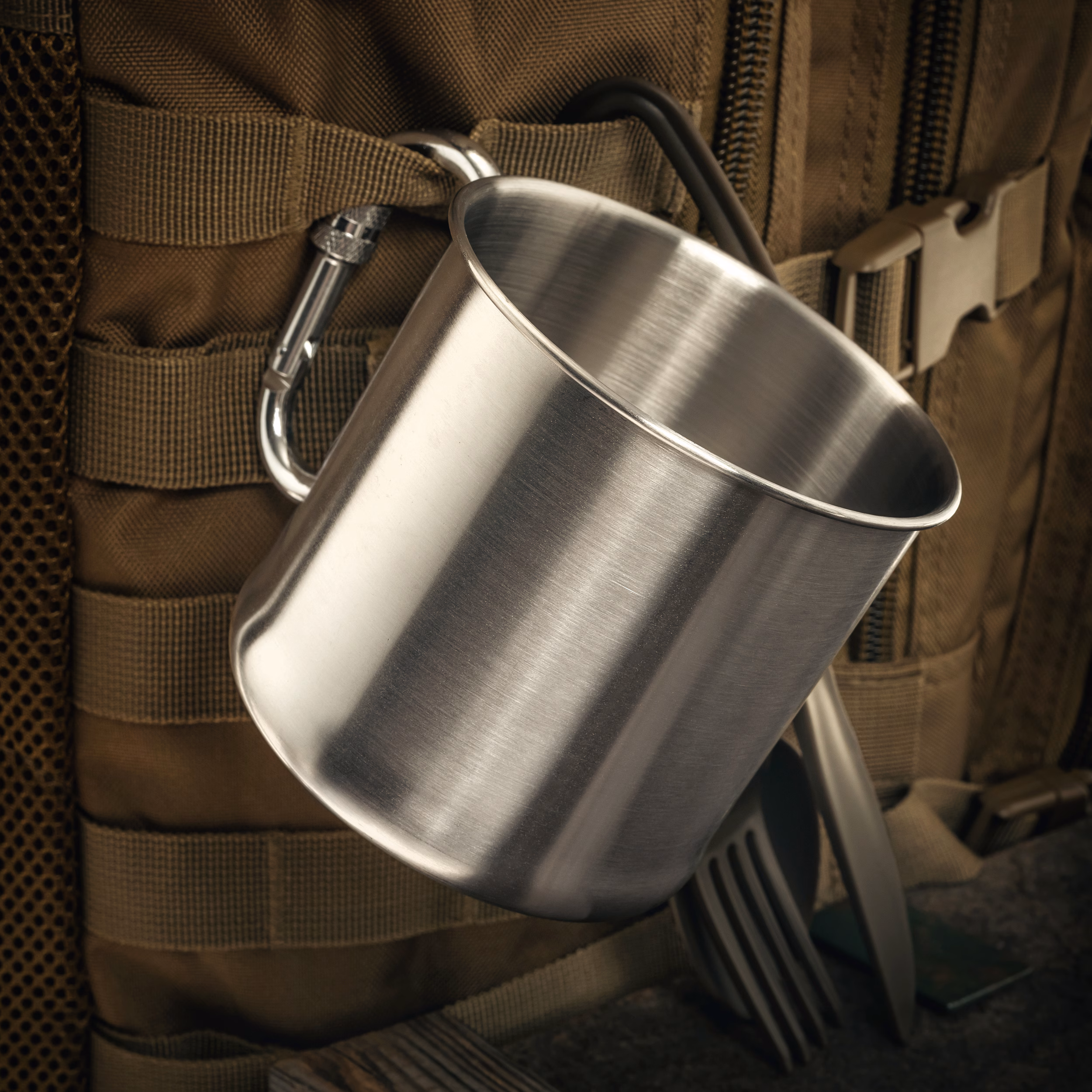 MIL-TEC joogikruus karabiiniga 500 ml - Image 8