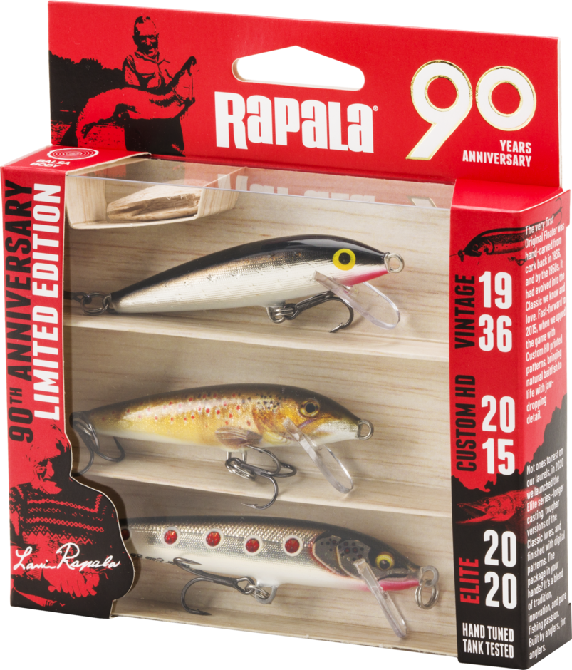 Rapala 90 Years Lure Kit – Small Naturistic