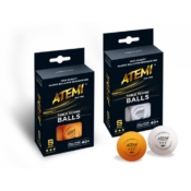 Atemi lauatennise pallid (6 tk), valge