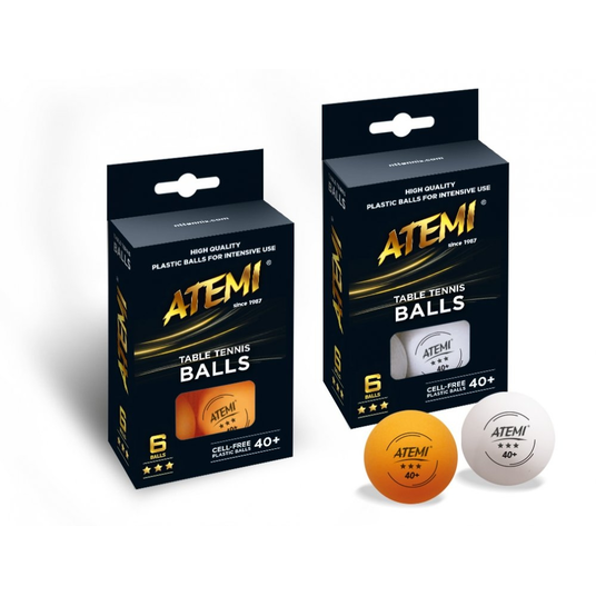 Atemi lauatennise pallid (6 tk), oranž