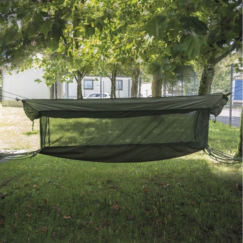 MIL-TEC US Canvas Jungle Hammock (rippvoodi) Oliv - Image 2